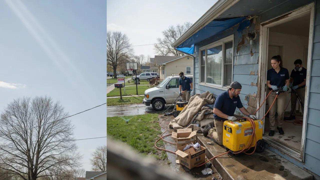 Basement Flood Cleanup in Mark, IL near me